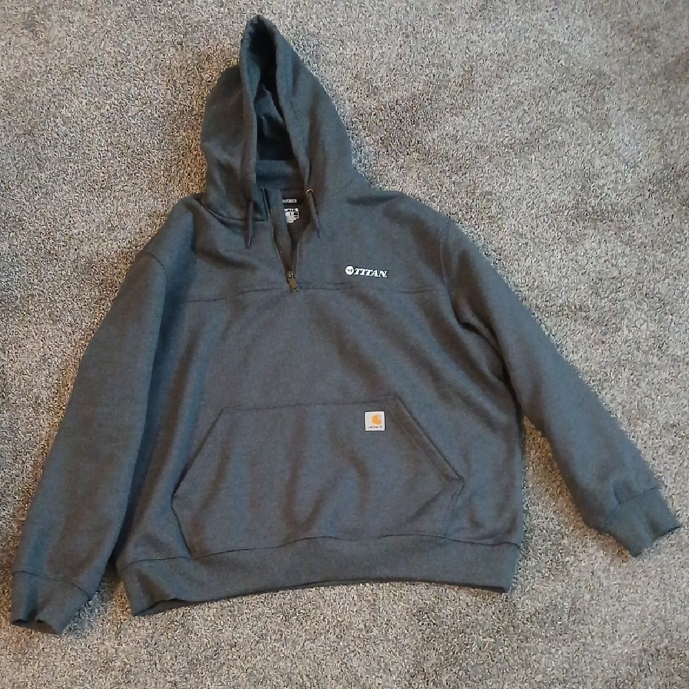 Carhartt Men's Charcoal Pullover Sweater